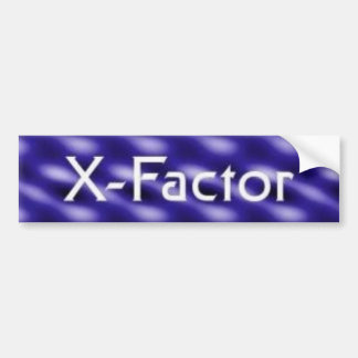 X-Factor Bumper Sticker