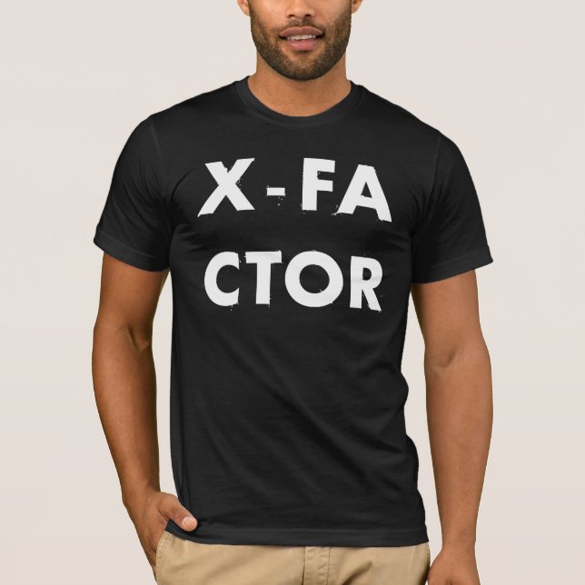 X-Factor - Classic Black T-Shirt (Front)