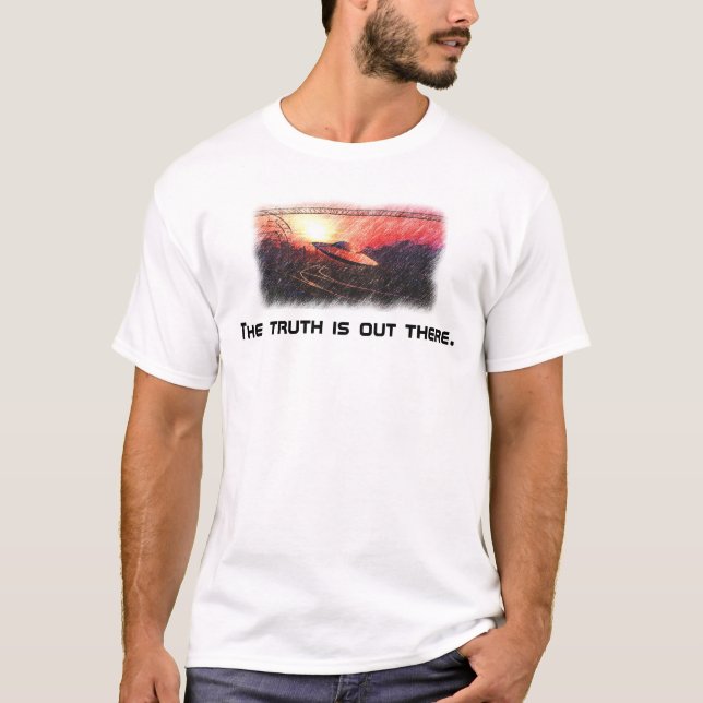 x-files the truth is out there T-Shirt (Front)