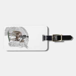 X-Halt Salute Dressage Horse Luggage Tag