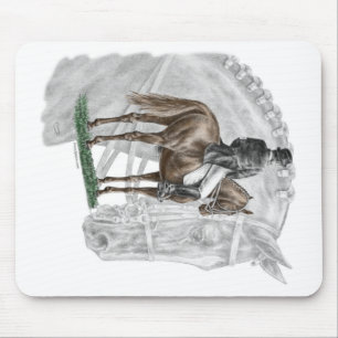 X-Halt Salute Dressage Horse Mouse Mat