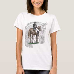 X-Halt Salute Dressage Horse T-Shirt