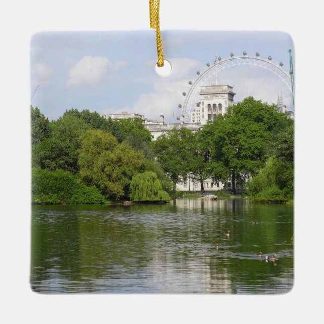 X: Heart of Ceremonial London Ceramic Ornament (Front)