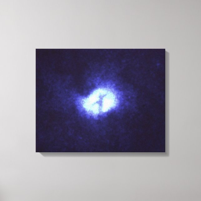 X in Whirlpool Galaxy M51 Canvas Print (Front)