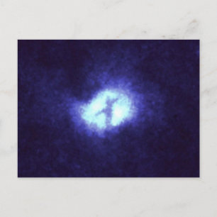 X in Whirlpool Galaxy M51 Postcard