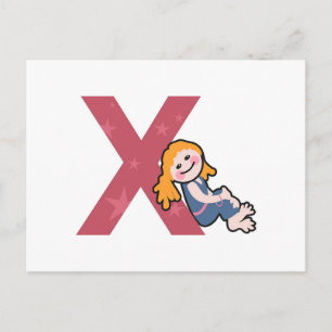 X is for.... postcard