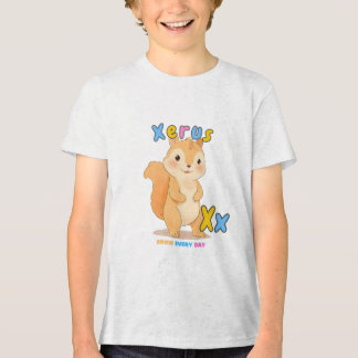 “X is for Xerus” Alphabet Tee – Grow Every Day