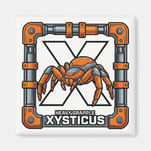 X is for Xysticus (Crab Spider) – GTA Style ABC Magnet