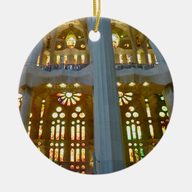 X.ITINERARIES: The Geometry of Nature Ceramic Tree Decoration (Front)
