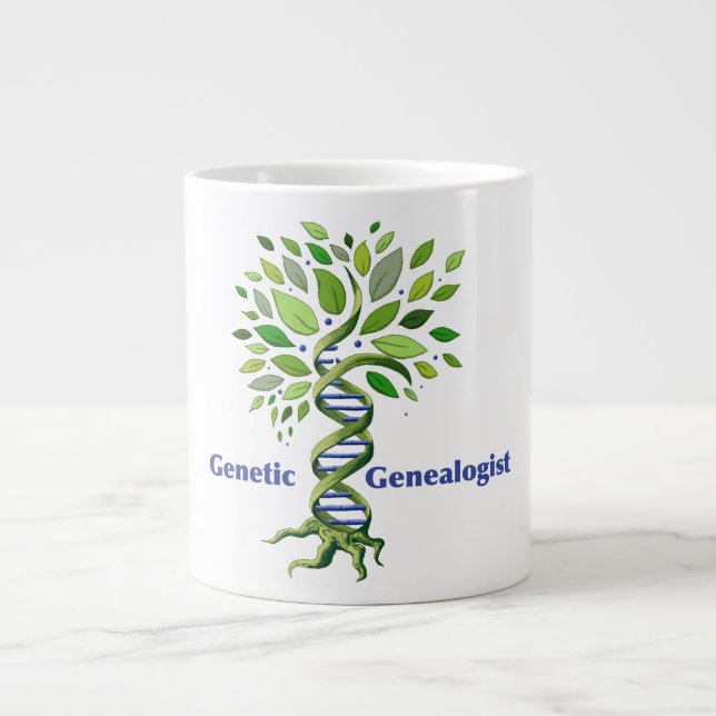 X-large Genetic Genealogist Mug (Front)