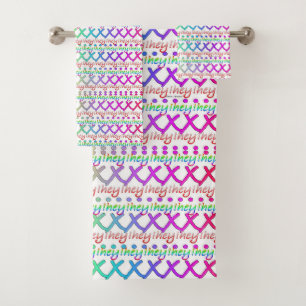 X Logo Gift Bath Towel Set