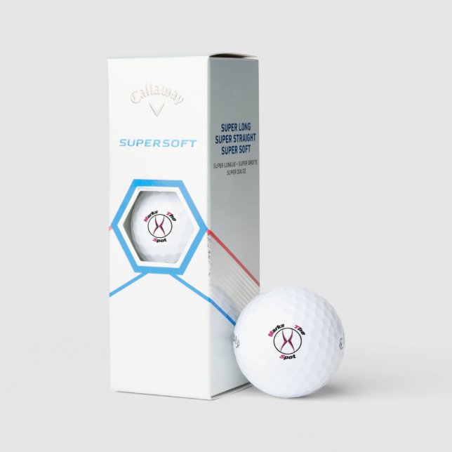 X marks the spot  golf balls (Packaging)