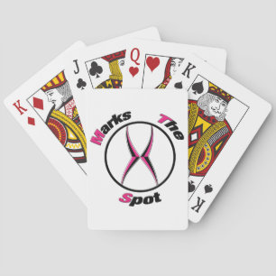 X marks the spot  playing cards
