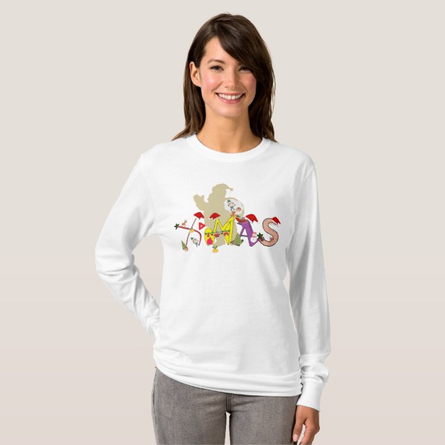 X-MAS.2 by Kriyas Collection T-Shirt (Front Full)