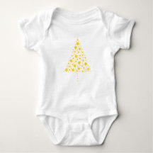 X-mas baby golden Christmas tree