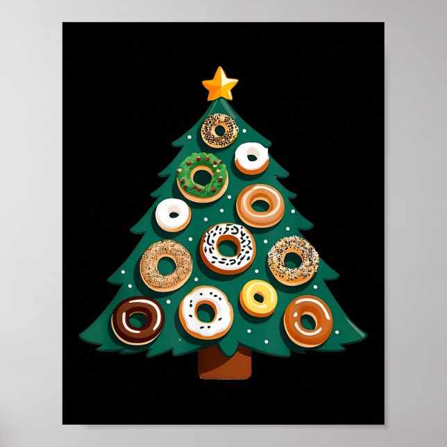 X-mas Morning Breakfast Pastry And Bakery Shop Uni Poster (Front)
