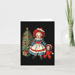 X-mas Morning Joy & Toys Raggedy Ann Christmas Card