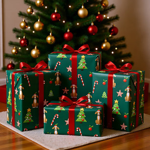 X mas Whippet Wonderland  Tissue Paper