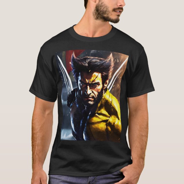 X-MEN BLACK NEW  T-SHIRT  (Front)