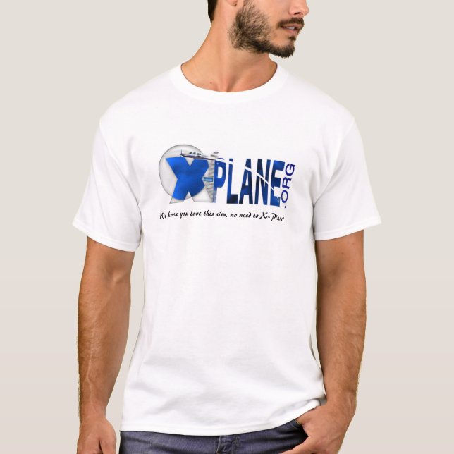 X-Plane.Org Website Logo T-Shirt (Front)