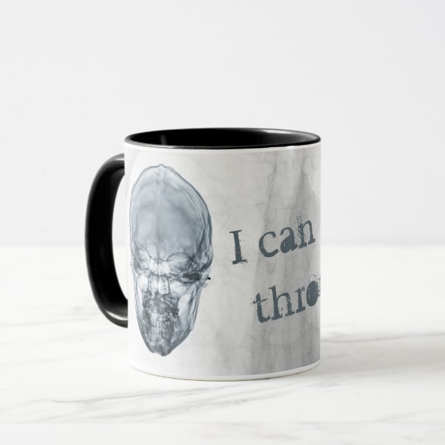 X ray anatomy skull radiology mug (Front Left)