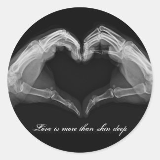 X-Ray Art Classic Round Sticker