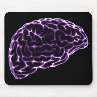 X-RAY BRAIN SIDE VIEW PURPLE MOUSE MAT