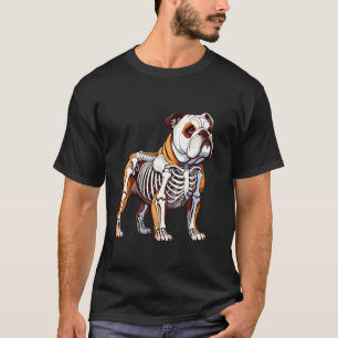 X-ray Bulldog Body Anatomy Radiography Skeleton T-Shirt