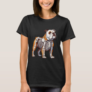 X-ray Bulldog Body Anatomy Radiography Skeleton T-Shirt