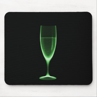 X-RAY CELEBRATION CHAMPAGNE GREEN MOUSE MAT