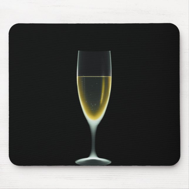 X-RAY CELEBRATION CHAMPAGNE Original + Negative Mouse Mat (Front)