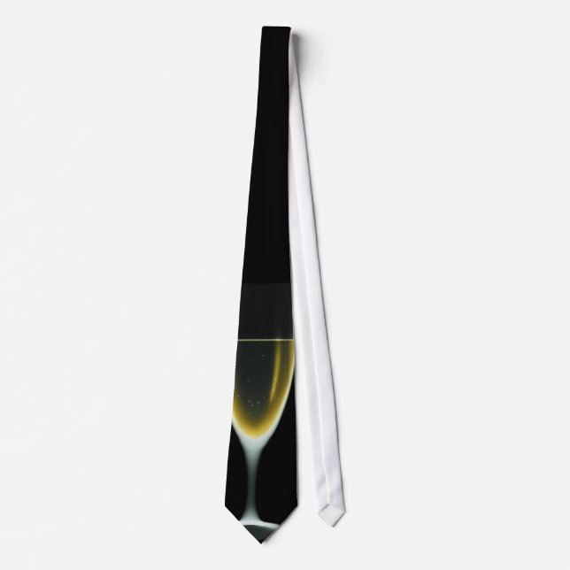 X-RAY CELEBRATION CHAMPAGNE Original + Negative Tie (Front)