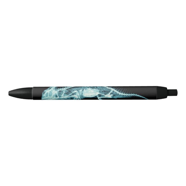 X-Ray Chameleon Skeleton Black Ink Pen (Front)