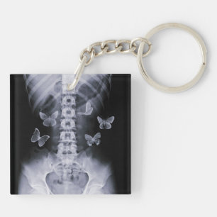 X-Ray Conceptual Butterflies Keychain