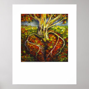 X-ray Cover art - Cardiac Roots by L. Rainey Poster