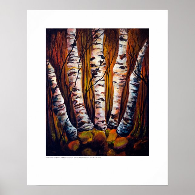 X-ray Cover art – Metacarpal Birch by L. Rainey Poster (Front)