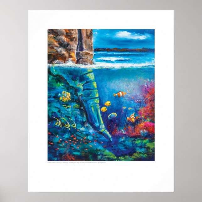 X-ray Cover Art – Ocean Rock Tarsals by L. Rainey Poster (Front)