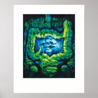 X-ray Cover Art – Undersea Colon Cave by L. Rainey Poster