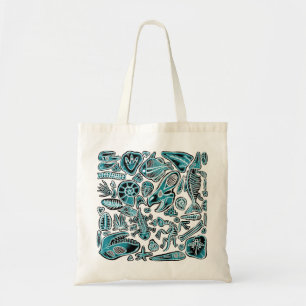 X-ray Dinosaur Fossils and Bones Tote Bag
