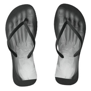 X-Ray Feet! Flip Flops