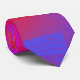 X-ray Girls Glitch Art Grid Hot Pink Tie
