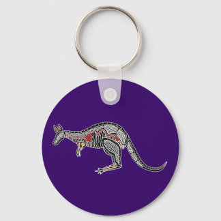 X-Ray Kangaroo Key Ring