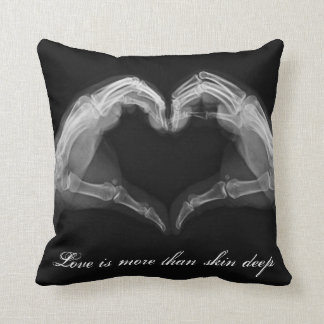 X-Ray Love Heart Pillow