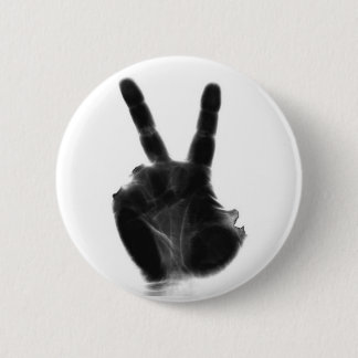 X-ray Peace Sign Pin