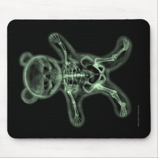 x-ray pop art scare-bear mouse mat