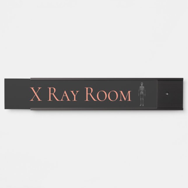 X Ray Room Hanging Name Plate (Front)