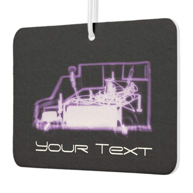 X-Ray See-Through Toy Truck  Air Freshener (Left)