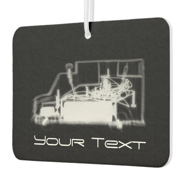 X-Ray See-Through Toy Truck  Air Freshener (Left)