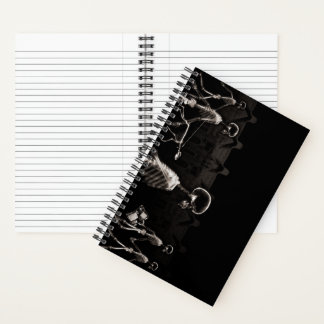 X-Ray Skeleton City Scene Notebook