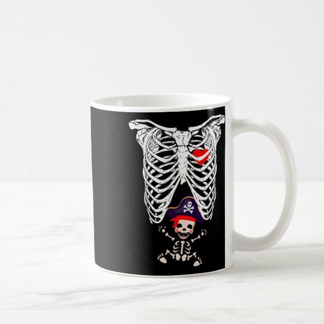 X-ray Skeleton Funny Pregnancy  Coffee Mug (Right)